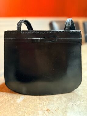 Furla Black Women's Leather shoulder bag with bow